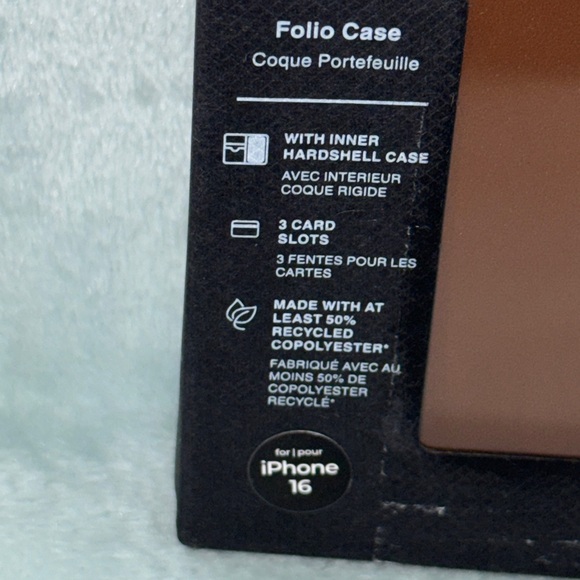 Coach Tan Folio Case with Gold Accent - Picture 4 of 16